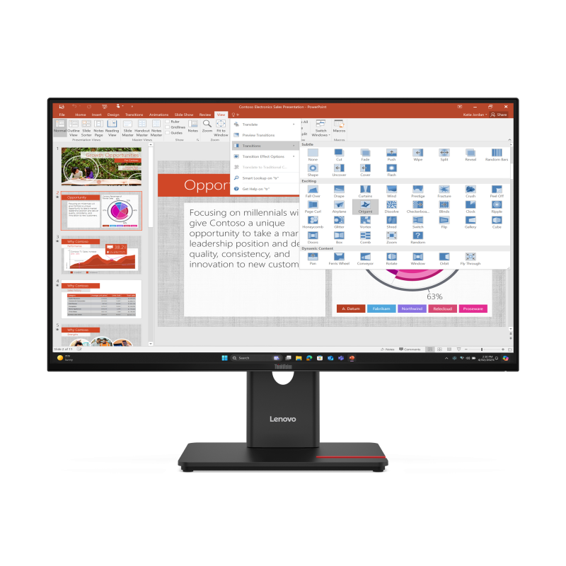 Monitor Commercial Lenovo ThinkVision T27-40