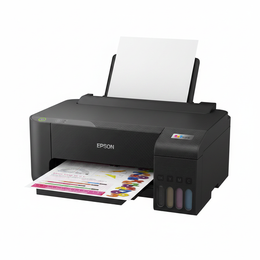 Imprimanta inkjet color CISS Epson L1230 white background